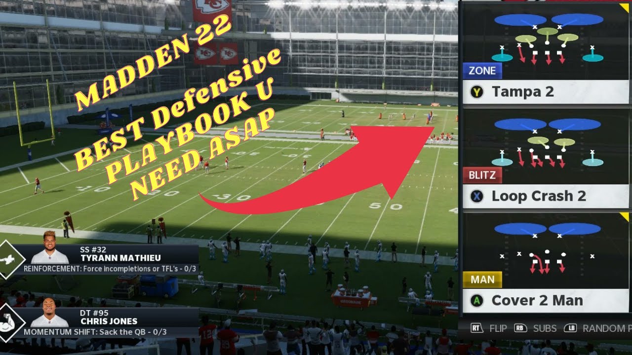 The Top 3 Best Defensive Playbooks in Madden 22 Guaranteed Sacks & Interceptions