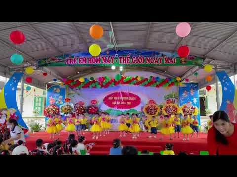 Múa Mái trường nơi học bao điều hay- Lớp 4 tuổi B1, B2- Khai giảng năm học 2023- 2024