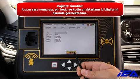 Fiat EGEA 2015-2020 Zed-NET ile internetten kayıp anahtar ve anahtar ekleme uygulaması.