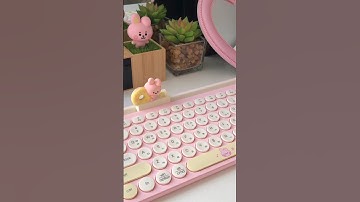Cooky keyboard💜😍Unboxing📦 #btsmerch #btsunboxing #bt21 #btsalbum #shorts