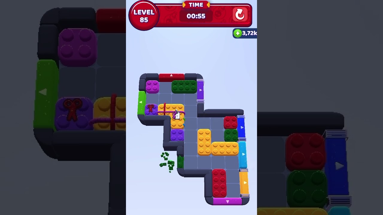 Color Block Jam Level 85 🌈 Puzzle-Herausforderung für Einsteiger 🎮Beginner Level 