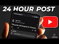 How To Create Community Posts that Expire on YouTube