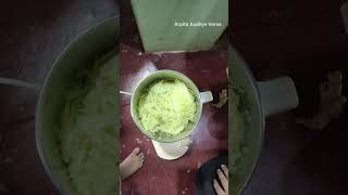 Green mango juice for this hot summer🍹Coconut Leaf Fan #coconutleafcraft #shorts #viral #mango