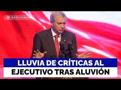 Downpour of criticism for La Moneda: The Government's questioned response to the flood