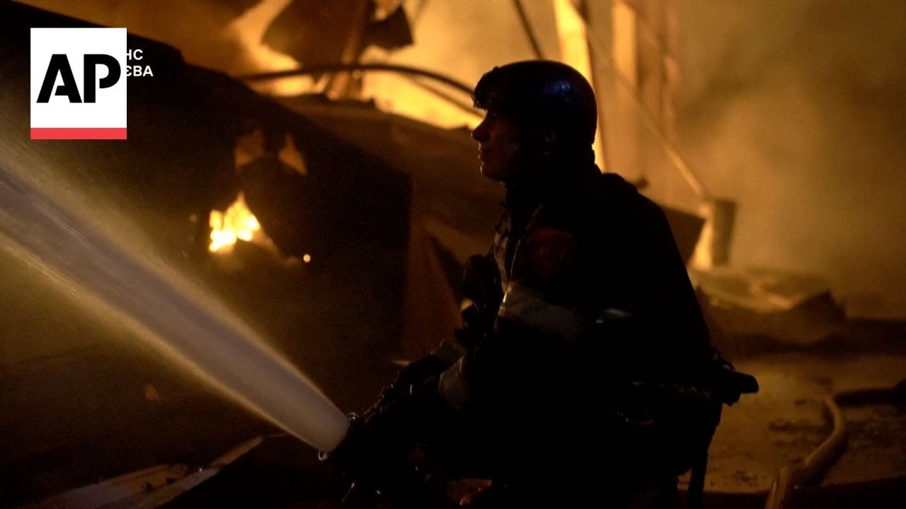 Russian missile and drone attacks on Ukraine kill 4 and wound 20