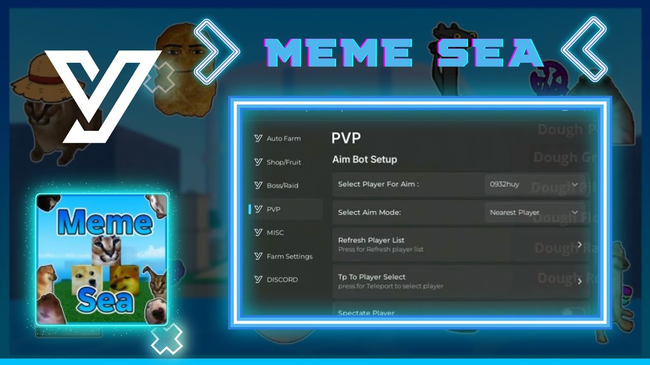 BEST Script 🌊[UPDATE 4] Meme Sea | AIm Bot + Infinity Bounty +MANY ...