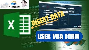 💾 Excel VBA UserForm Tutorial | Insert Record & Clear Form Data Automatically