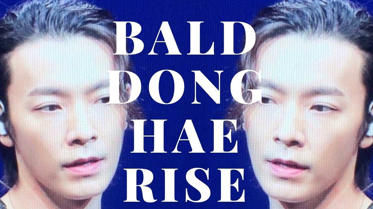 donghae's road to hair loss: a hairline evolution