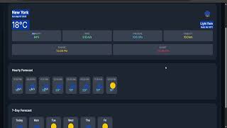 Weather Forecast Web App | HTML, CSS, JavaScript Project screenshot 5
