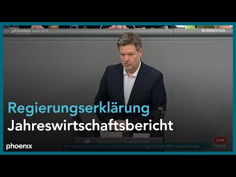 Regierungserklärung Robert Habeck