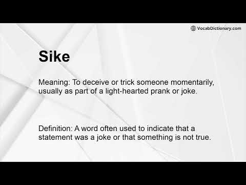 Sike Meaning