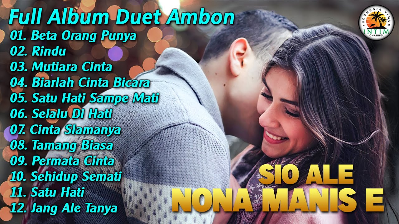 Sio Ale Nona Manis e || Full Album Ambon