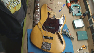 Jazz Bass Pickup Swap - YouTube