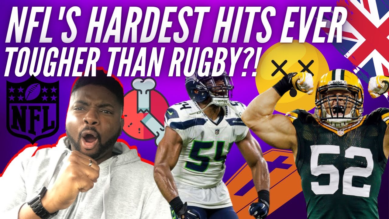 🇬🇧 BRITISH Rugby Fan Reaction To The HARDEST Most BRUTAL NFL Hits EVER