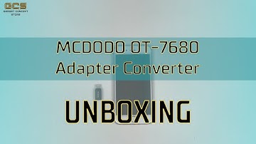 Mcdodo OT 7680 (Type-C to Lightning Adapter) Unboxing