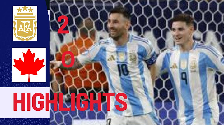 Argentina 2-0 Canada Copa America 2024 Extended Highlights Full HD 1080i 🎤 English Commentary