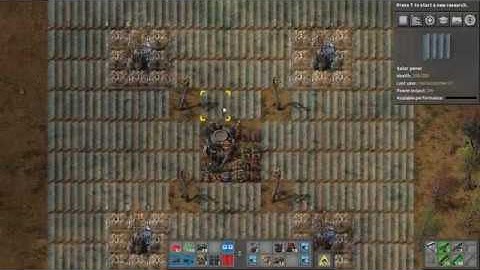 Factorio: Self Expanding Solar Farm V2