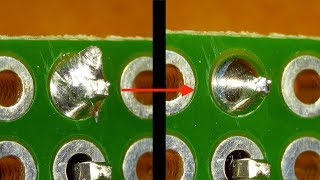 How to repair cold solder joint