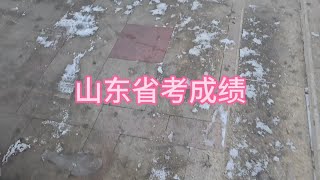山东省考成绩（视频随便拍的）