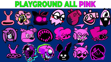 FNF Character Test | Gameplay VS My Playground | ALL Pink Test