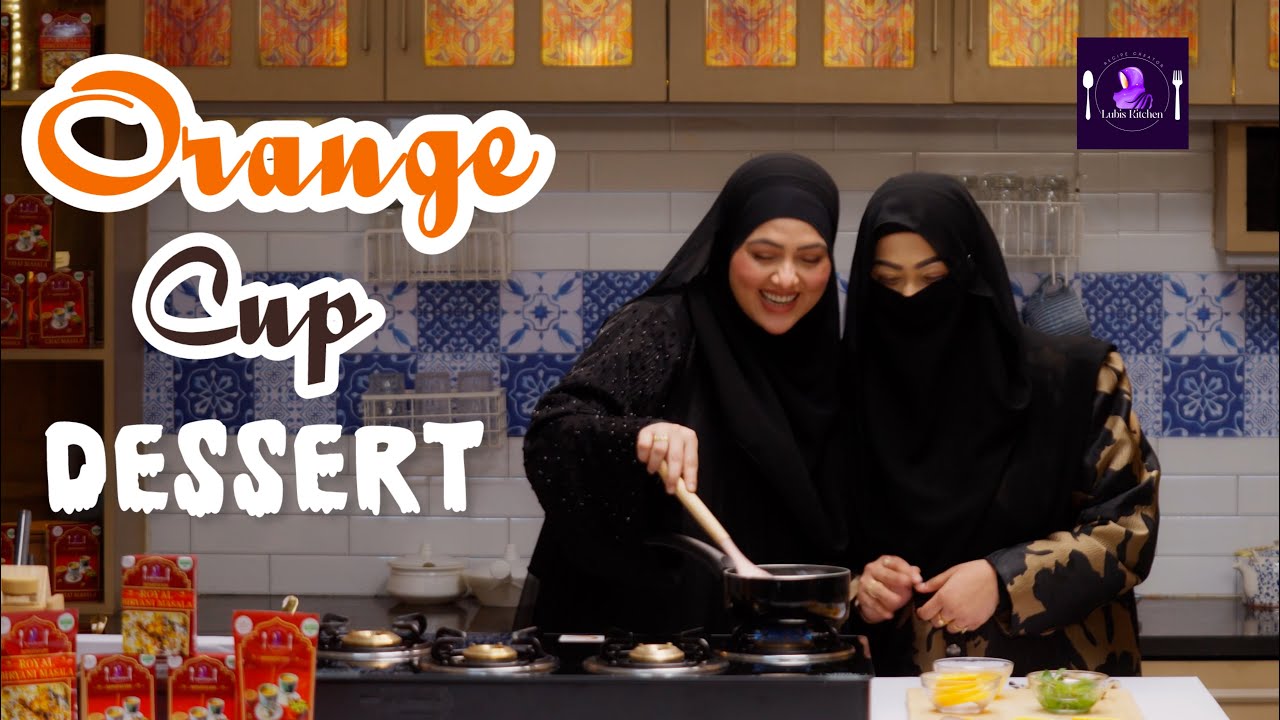 5-Minute Orange Shell Mousse 🍊 | Easy No-Bake Dessert | Cooking with Sana Khan | Recipe by LK