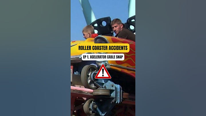 Roller Coaster Cable Snap… Roller Coaster Accidents EP. 1 🎢⚠️