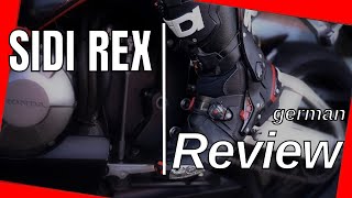 || SIDI REX || Motorradstiefel Review deutsch