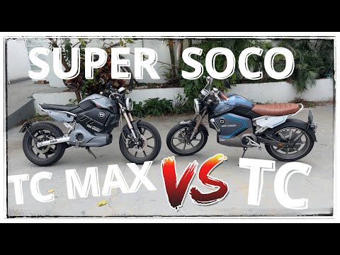 Comparativo Super Soco TC vs TC MAX