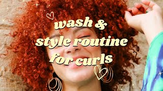 How to Wash Curly Hair | Naturally Curly Hair Care for Beginners by Traveling with Jessica 357 views 3 months ago 1 minute, 19 seconds