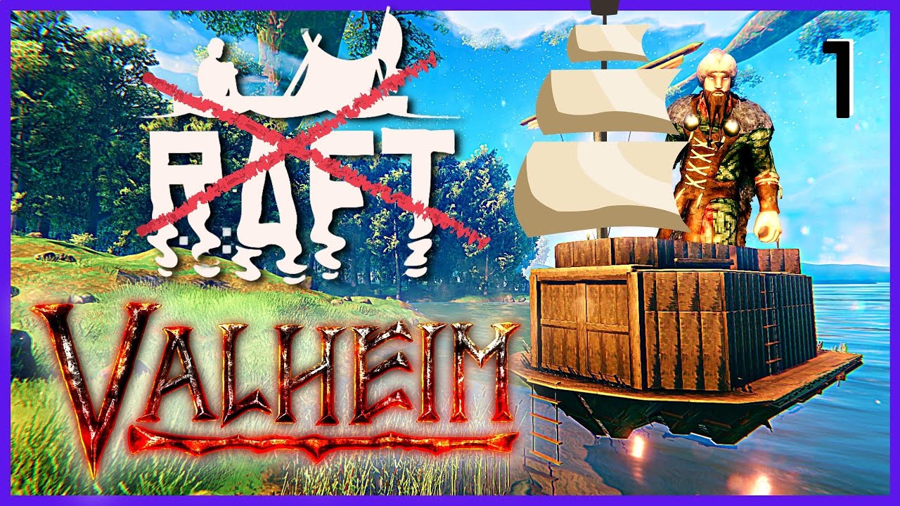 Playing RAFT but it's actually VALHEIM | Pt 1 | modded challenge gameplay series