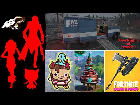 TEASER PERSONA 5 | SUV FNAF | 9° ANIVERSARIO DE FORTNITE BR | CONTENIDO SALVAR EL MUNDO y MÁS