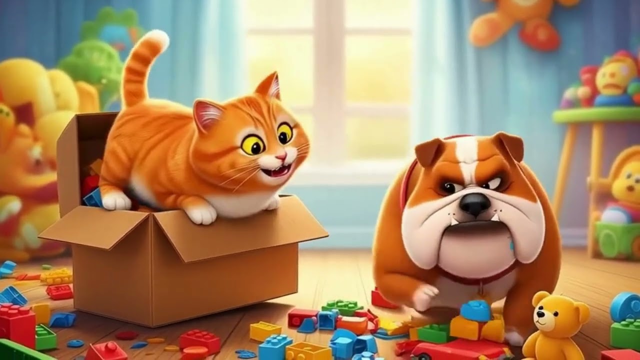 Fat Orange Cat vs Dog Showdown – Part 3 | Funny 3D Animation: Fantasy & Happy Ending