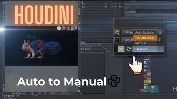 How to Set Viewport from Auto Update to Manual in Houdini | Speed Up Performance on Startup