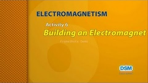Electromagnetism - Activity 6: Building an Electromagnet