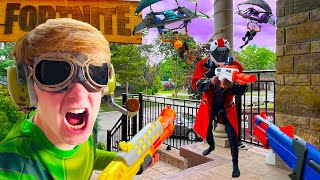 SURVIVING Fortnite Season 3 IN REAL LIFE! (Defending Papa Jake House)