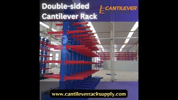 Efficient Storage Solutions: Double-Sided Cantilever Rack #StorageSolutions  #CantileverRack