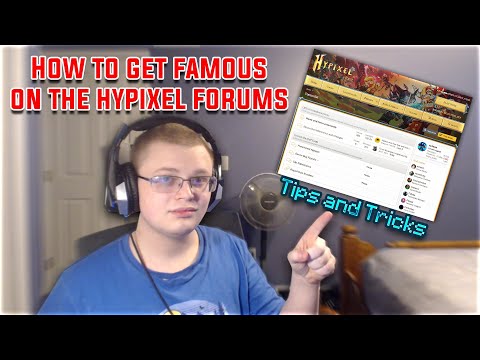 How to get FAMOUS on The Hypixel Forums! (Personal Tips and Tricks)