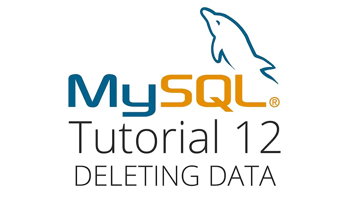 MySQL tutorial 12 - Deleting data