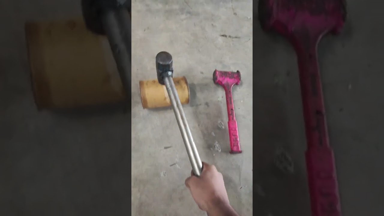 Rubber hammer vs Iron hammer