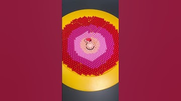 Bead Symphony Cascade Reverse #satisfying #beads #reverse #marblerunbb #asmr