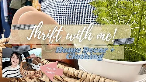 *NEW* THRIFT WITH ME 2022//THRIFTED HOME DECOR + HAUL//THRIFTED HOME DECOR STYLING TIPS
