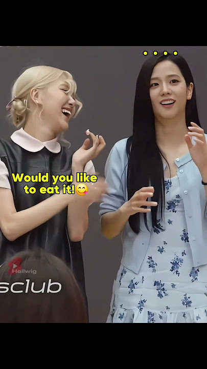 Jisoo didn't think she would eat cake at a fansign!!🤣🤣 #blackpink #rosé