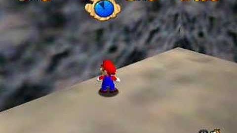 Super Mario 64 - Under the Elevator in HMC (Easier)