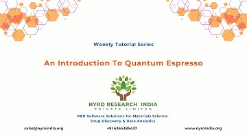 38 External Programs  Quantum Espresso