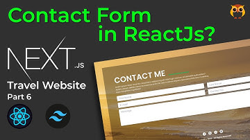How to Create a Functional Contact Form in React.js Project | Next.js Travel Website | Geekboots