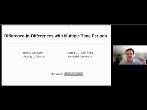 Pedro H.C. Sant&rsquo;Anna "Difference-in-Differences with Multiple Time Periods"