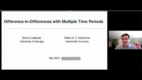 Pedro H.C. Sant'Anna "Difference-in-Differences with Multiple Time Periods"