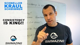 Schneller Kraulschwimmen: CONSISTENCY IS KING⚡! | SWIMAZING UNIVERSITY Content