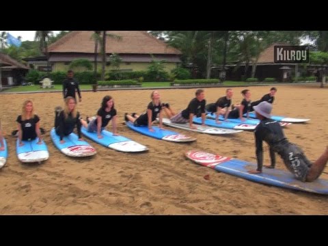 Video: Surfen Op Bali, Indonesië