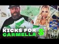 Custom Jordan 1s for WWE's Carmella